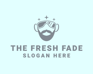 Cool Beard Sunglasses logo design