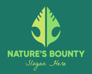 Green Leaf Nature logo design