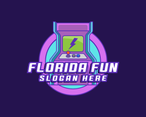 Computer Arcade Game logo design