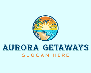 Vacation Beach Getaway logo design