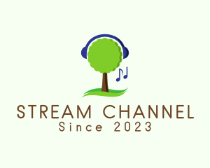 Tree Music Streaming  logo design