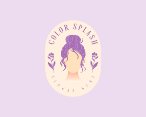 Hair Wig Dye logo design