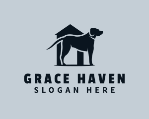 Pet Dog Kennel Shelter logo