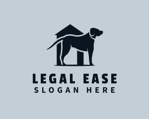 Pet Dog Kennel Shelter logo