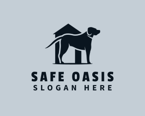 Pet Dog Kennel Shelter logo