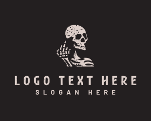 Profanity Skull Skeleton logo