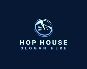 Power Washing House logo design