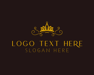 Queen - Golden Crown Jewelry logo design