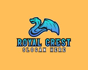 Flying Dragon Creature logo