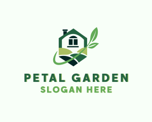 Greenhouse Plant Landscaping  logo design