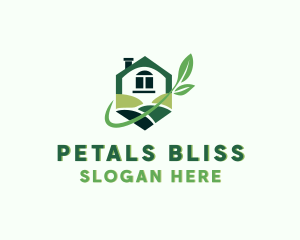 Greenhouse Plant Landscaping  logo design