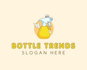 Cleaning Spray Bottle logo