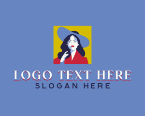 Smoking Woman Adult logo