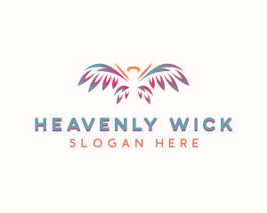 Heavenly Angel Wings logo design