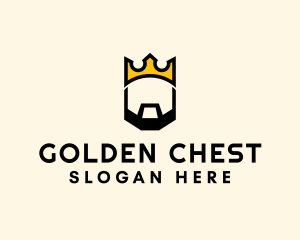 King Crown Beard logo design