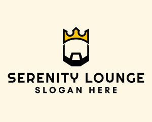 King Crown Beard logo design