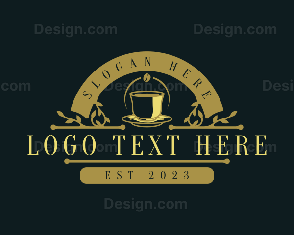 Elegant Coffee Cafe Logo