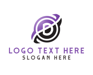 High Tech - Spinning Tech D logo design