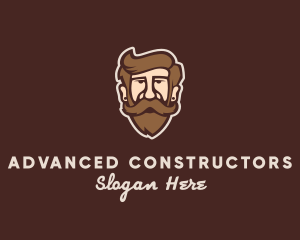 Hipster Old Guy logo design