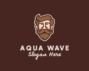 Hipster Old Guy logo design