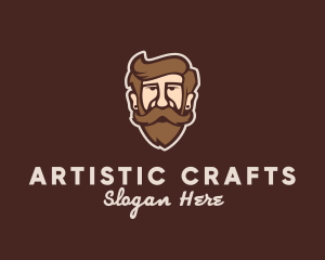 Hipster Old Guy logo design