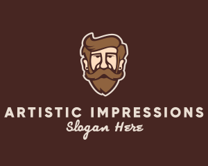 Hipster Old Guy logo design