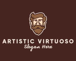 Hipster Old Guy logo design