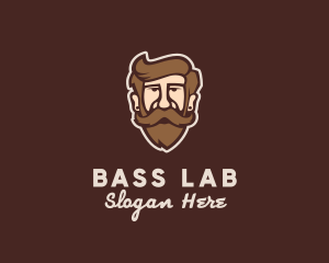 Hipster Old Guy logo design