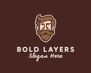 Hipster Old Guy logo design