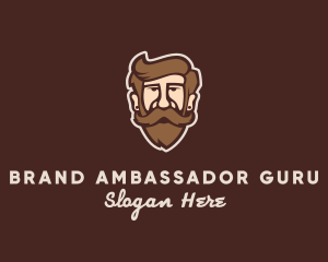 Hipster Old Guy logo design