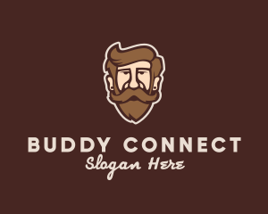 Hipster Old Guy logo design