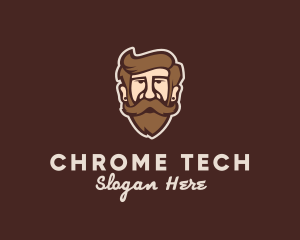 Hipster Old Guy logo design