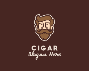 Hipster Old Guy logo design