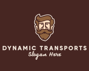 Hipster Old Guy logo design