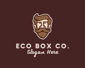 Hipster Old Guy logo design