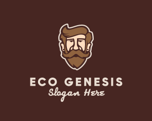 Hipster Old Guy logo design