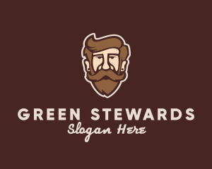 Hipster Old Guy logo design