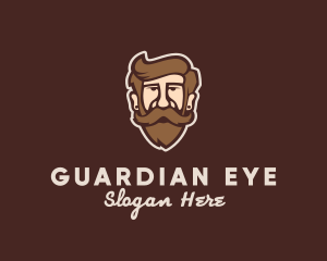 Hipster Old Guy logo design