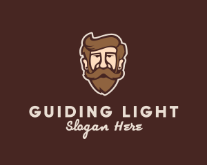 Hipster Old Guy logo design