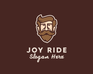 Hipster Old Guy logo design