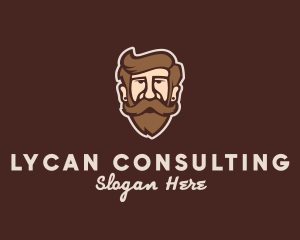 Hipster Old Guy logo design