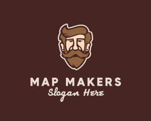 Hipster Old Guy logo design