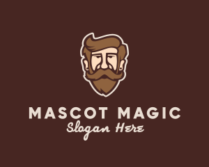 Hipster Old Guy logo design