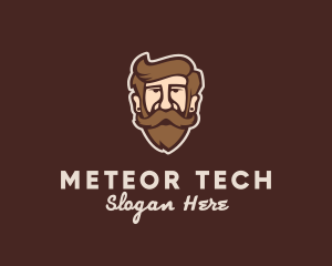 Hipster Old Guy logo design