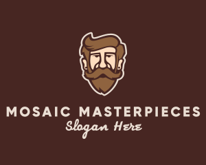 Hipster Old Guy logo design