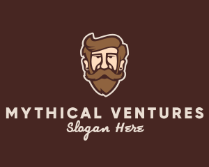 Hipster Old Guy logo design