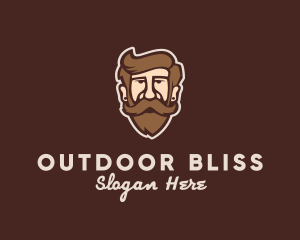 Hipster Old Guy logo design