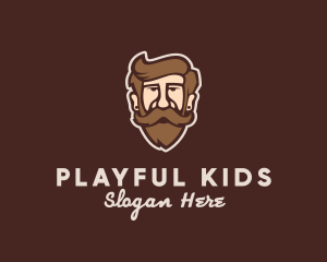 Hipster Old Guy logo design