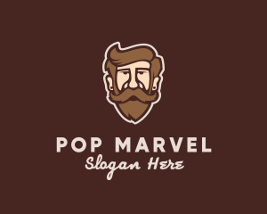 Hipster Old Guy logo design