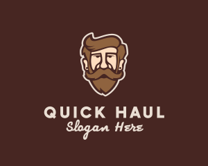 Hipster Old Guy logo design